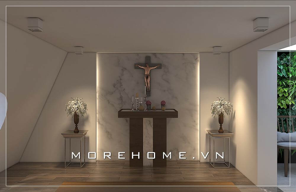 Bàn thờ gỗ hiện đại